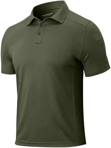 shallowlulu mens performance polo shirt quick dry